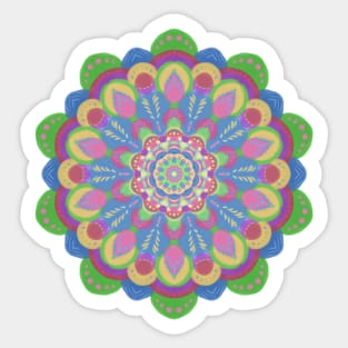 Colorful mandala Sticker